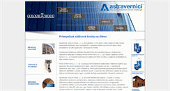Desktop Screenshot of colourwood.cz
